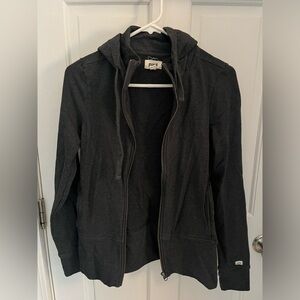 Women’s grey Pact zip hoodie